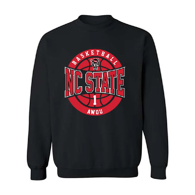 NC State - NCAA Women's Basketball : Lorena Awou - Classic Fashion Shersey Crewneck Sweatshirt Hoodie with Hem Drawcord Adjustable Customizable