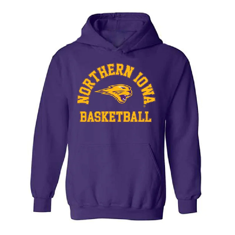 Northern Iowa - NCAA Women's Basketball : Shateah Wetering - Classic Shersey Hooded Sweatshirt Hoodie with Toggle Buttons Decorative Unique