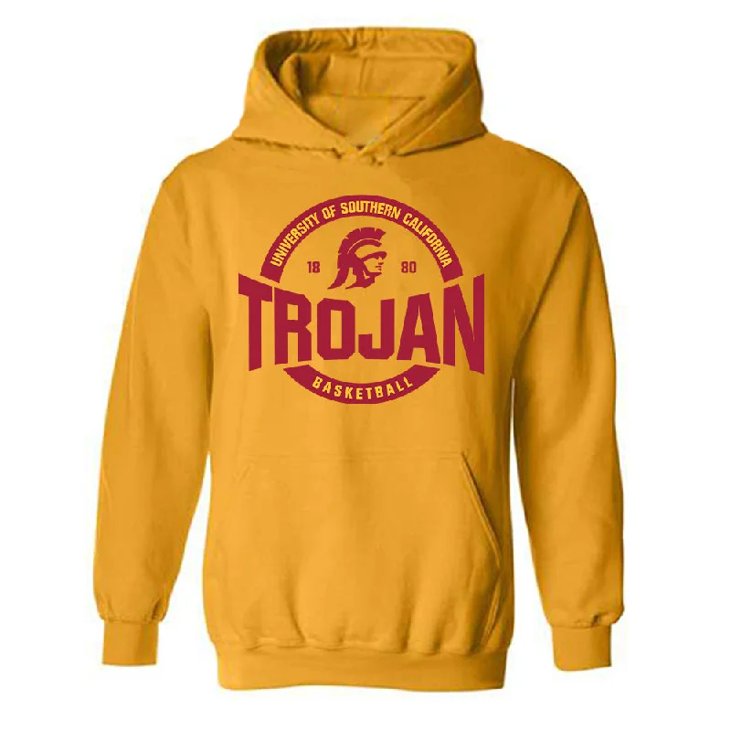 USC - NCAA Women's Basketball : Malia Samuels - Classic Fashion Shersey Hooded Sweatshirt Hoodie with Pastel Soft Subtle