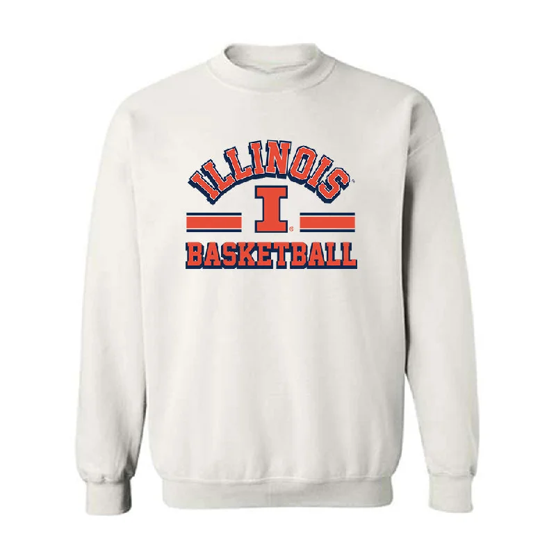 Illinois - NCAA Women's Basketball : Jasmine Brown-Hagger - Classic Shersey Crewneck Sweatshirt Hoodie with Slit Hem Functional Movement