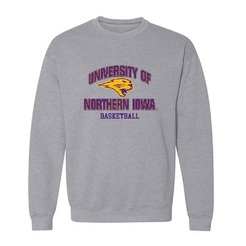 Northern Iowa - NCAA Women's Basketball : Taryn Wharton - Classic Shersey Crewneck Sweatshirt Hoodie with Raw Hem Edgy Unfinished