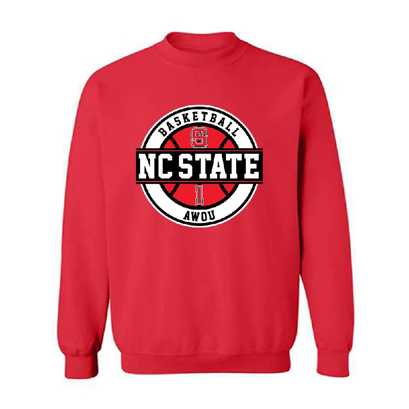 NC State - NCAA Women's Basketball : Lorena Awou - Classic Fashion Shersey Crewneck Sweatshirt Hoodie with Tied Waist Feminine Flattering