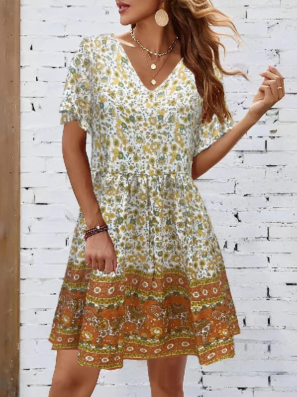 Flowy Mini Dress Elegant Velvet Mini Dress