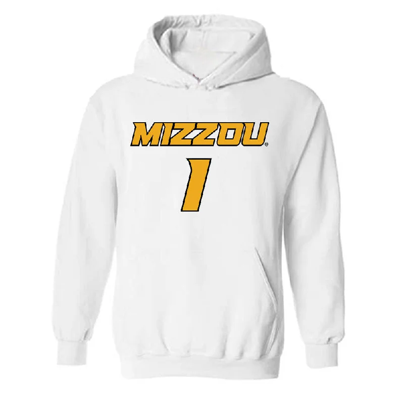 Missouri - NCAA Women's Basketball : DeMyla Brown - Classic Shersey Hooded Sweatshirt Hoodie with Slim Fit Tailored Modern