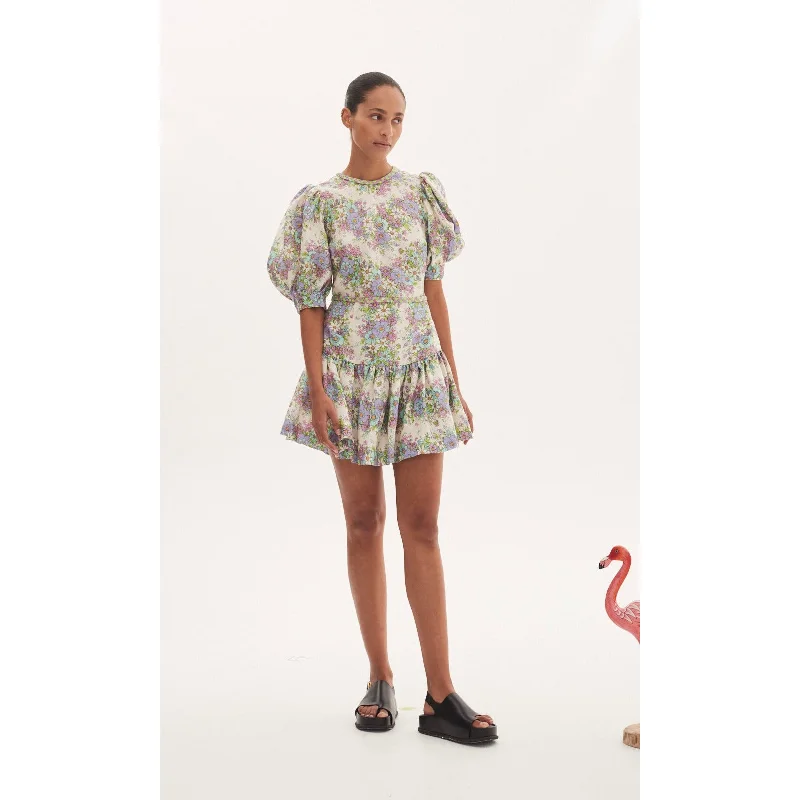 Agnes Mini Dress Comfortable Smocked Mini Dress