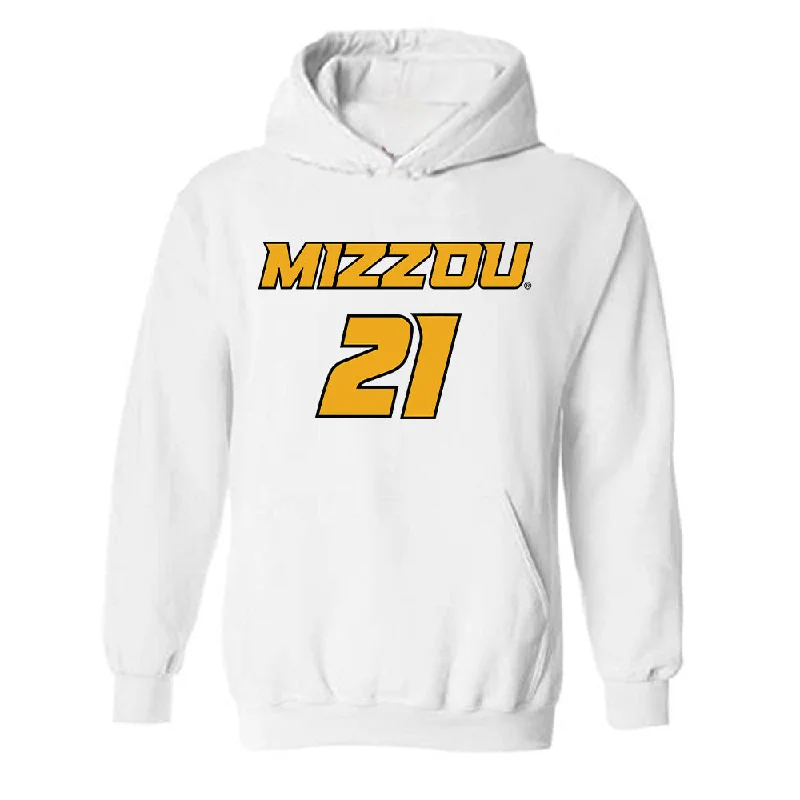 Missouri - NCAA Women's Basketball : Averi Kroenke - Classic Shersey Hooded Sweatshirt Hoodie with Cropped Fit Short Trendy