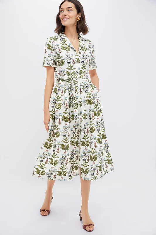 Ivory Persian Botanic Claudia Dress Tunics Brand named