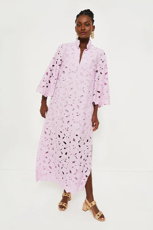 Lilac Floral Lace Clarice Dress Tunics Luxurious high-end