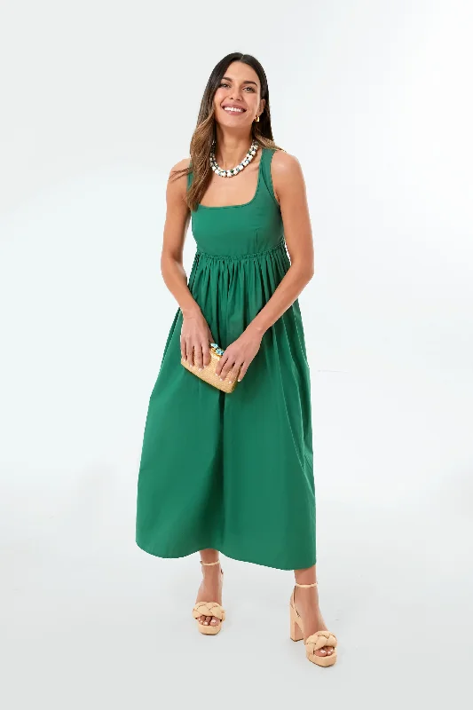 Kelly Green Mariabella Dress Tunics Stylish elegant