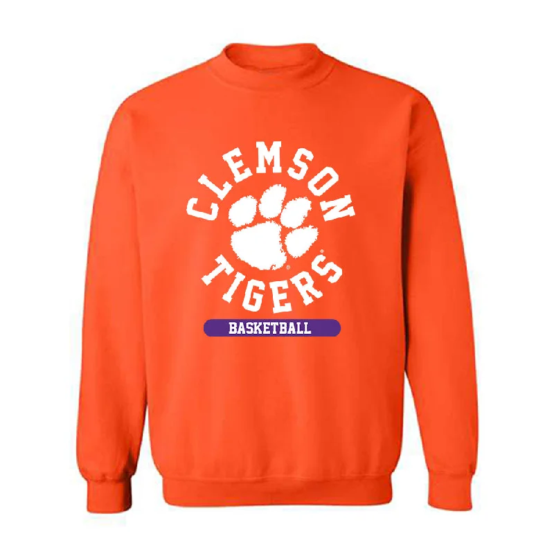 Clemson - NCAA Women's Basketball : Anya Poole - Classic Shersey Crewneck Sweatshirt Hoodie with Velcro Closure Adjustable Secure