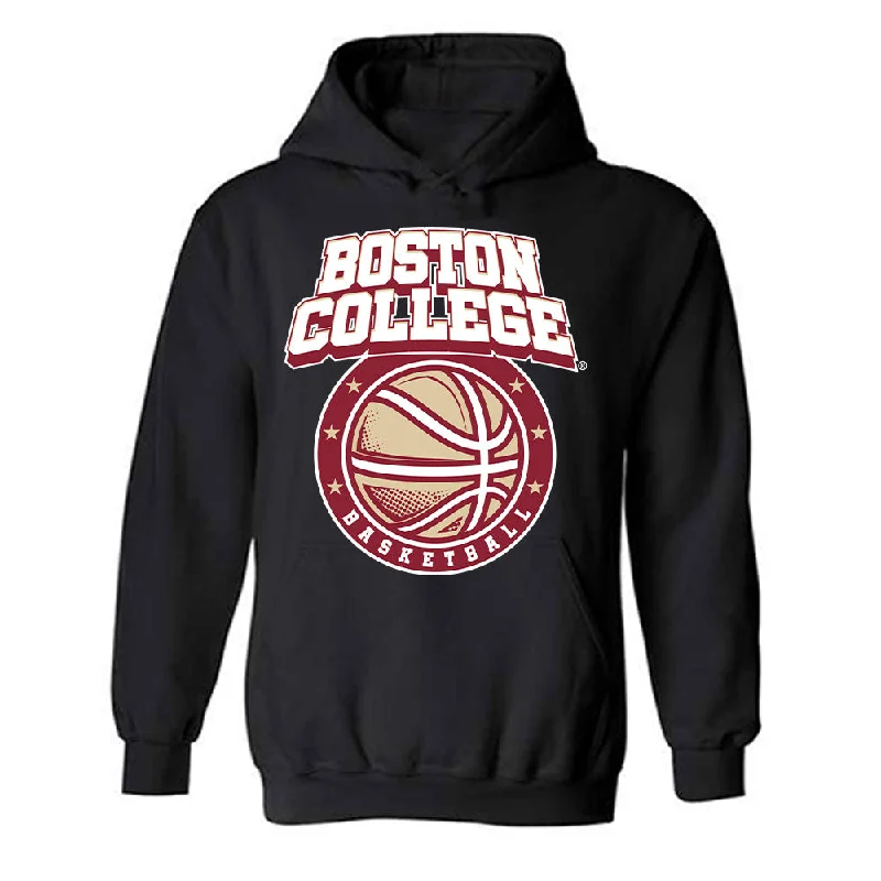 Boston College - NCAA Women's Basketball : Lili Krasovec - Sports Shersey Hooded Sweatshirt Hoodie with Contrast Stitching Detailed Premium