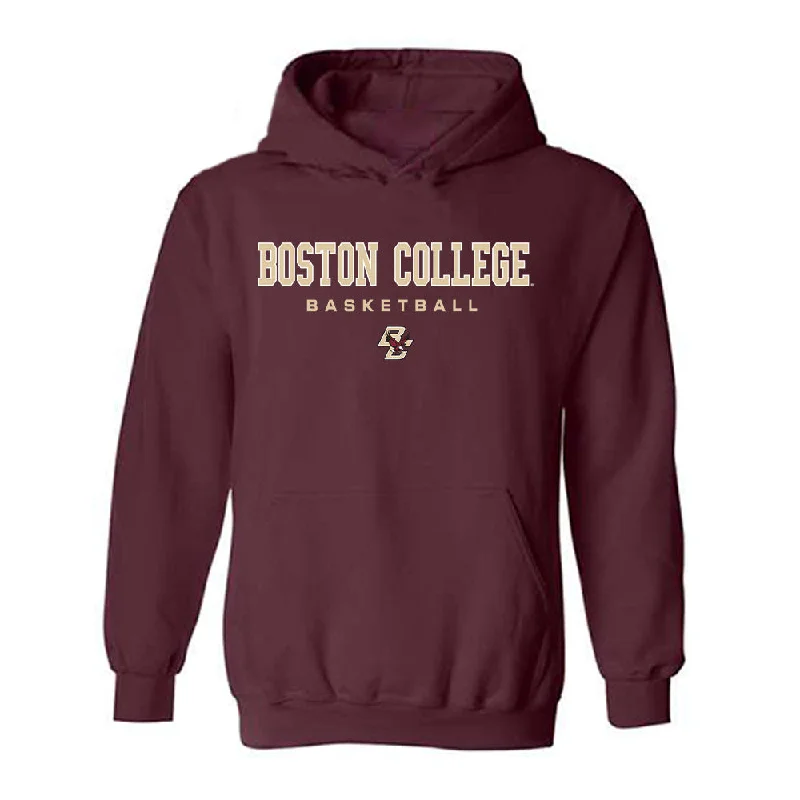 Boston College - NCAA Women's Basketball : Nene Awa Ndiaye - Classic Shersey Hooded Sweatshirt Hoodie with Reflective Safety Nightwear