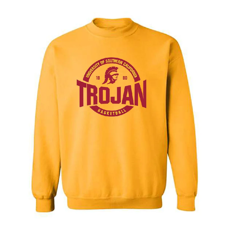 USC - NCAA Women's Basketball : Malia Samuels - Classic Fashion Shersey Crewneck Sweatshirt Hoodie with Metallic Shiny Futuristic