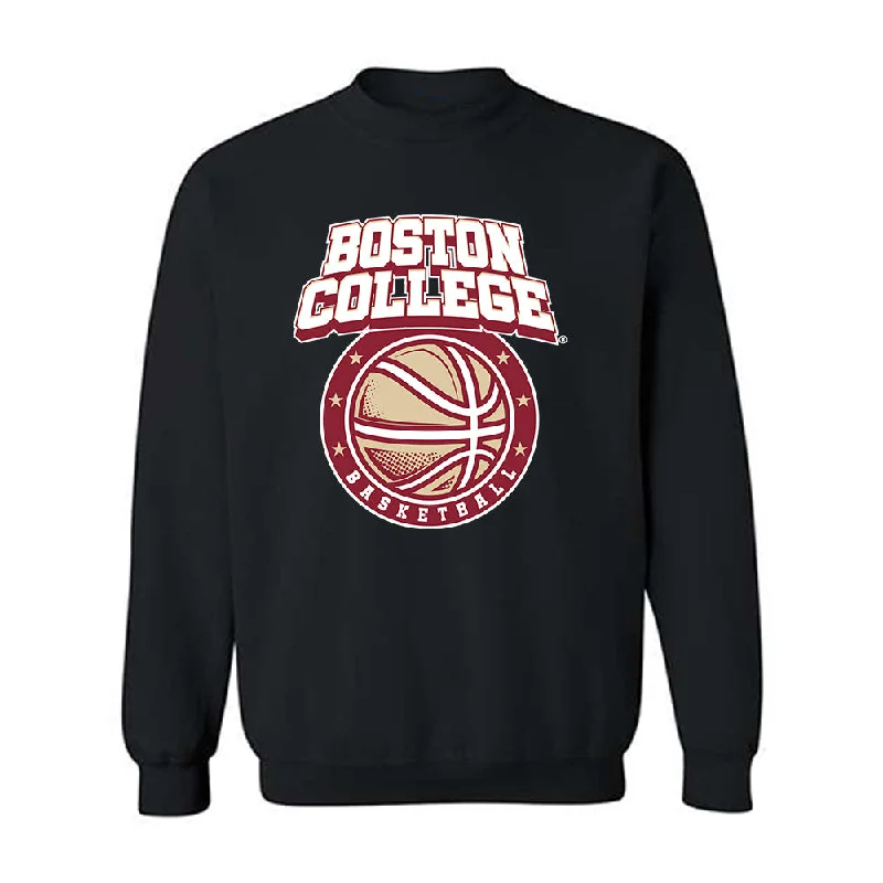 Boston College - NCAA Women's Basketball : Savannah Samuel - Sports Shersey Crewneck Sweatshirt Hoodie with Stripes Bold Sporty