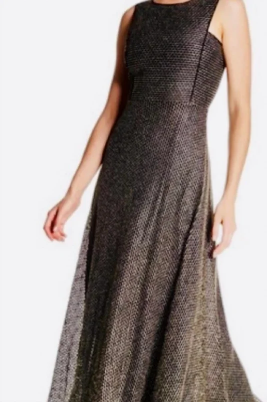 Black And Gold Long Dress in Black And Gold Tunics Versatile stylish