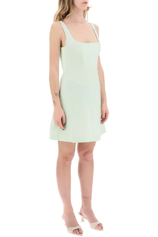 Stella Mccartney Mini Corset-Style Dress Tunics Wedding white