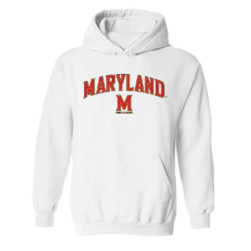 Maryland - NCAA Women's Basketball : Christina Dalce - Classic Shersey Hooded Sweatshirt Hoodie with Thumb Holes Functional Cozy