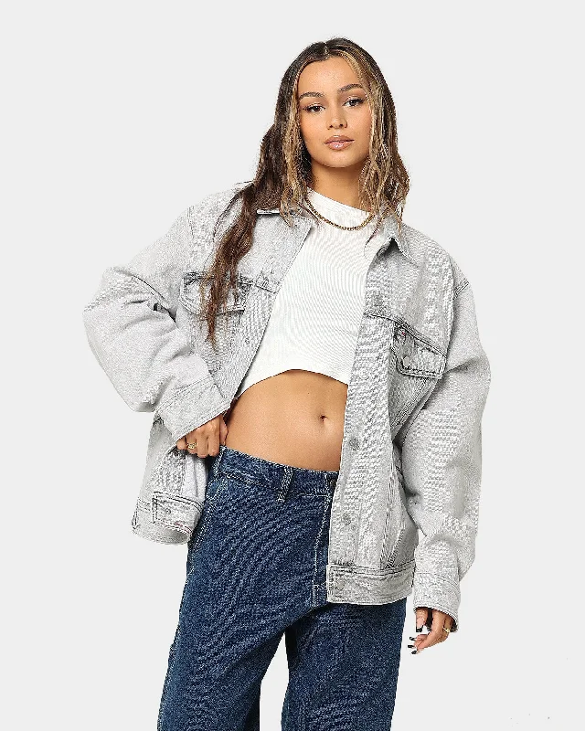 Tommy Jeans TJ Archive Oversized Denim Jacket Denim Black Herringbone Jacket Houndstooth Jacket Plaid Jacket