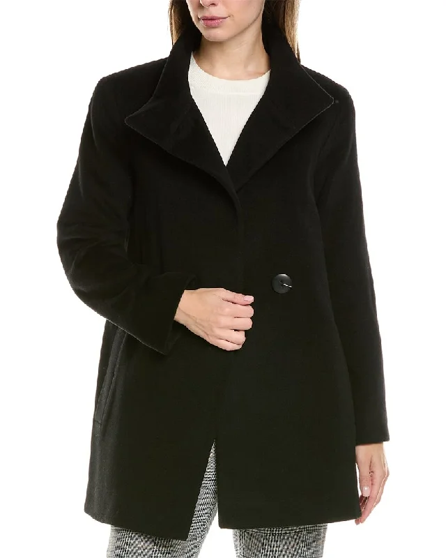 FLEURETTE Short Wool Jacket Faux Fur Fabric Real Fur Fabric Shearling Fabric