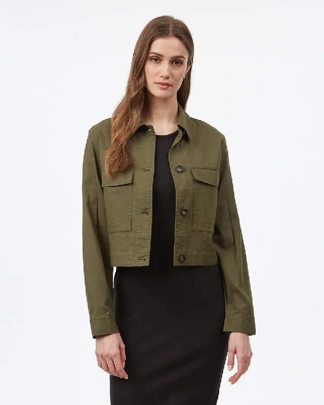 Short Utility Jacket Faux Fur Jacket Real Fur Jacket Shearling Jacket