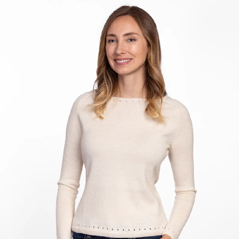 Alpaca Luxe Lite Sweater Mesh Fabric Canvas Fabric Denim Fabric