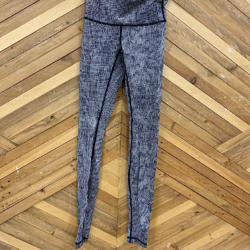 Women's Black and White Textured Athletic Pants: black and white-women-2 High-Waist Trousers