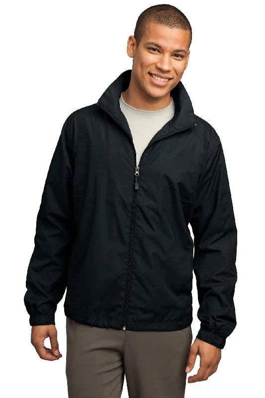 Sport-Tek Full-Zip Wind Jacket. JST70 Embroidered Jacket Appliqued Jacket Beaded Jacket