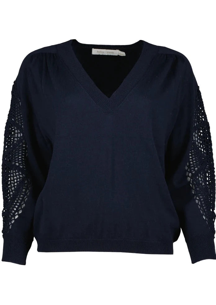 crochet inset sweater Rayon Fabric Velvet Fabric Corduroy Fabric