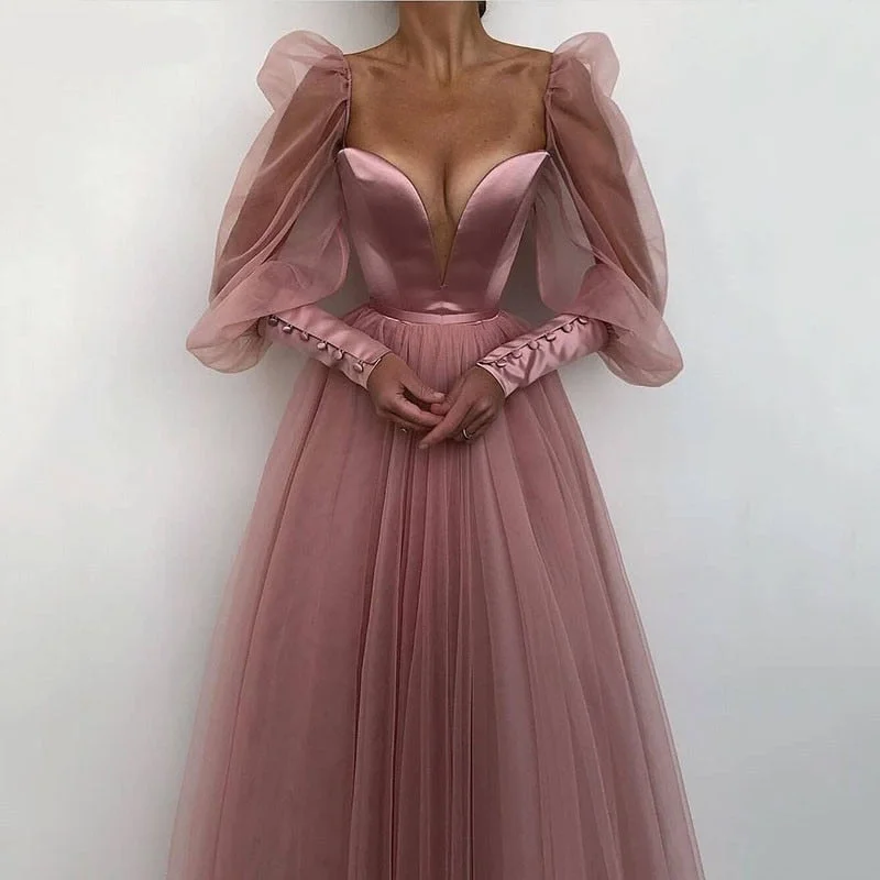 Lizakosht A line Evening Dress Promdress Short Simple Evening Gown Long Sleeves Robe De Soiree Formal Party Dresses Custom made Tunics Chinos classic