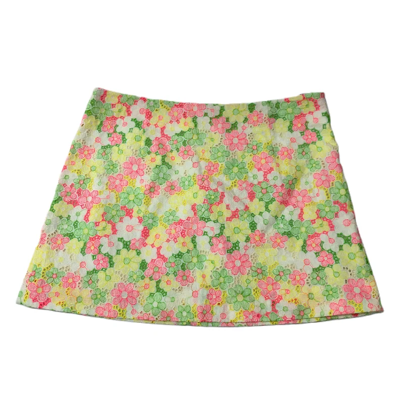 Pink & Yellow  Skirt Designer By Lilly Pulitzer  Size: S wool skirt breathable