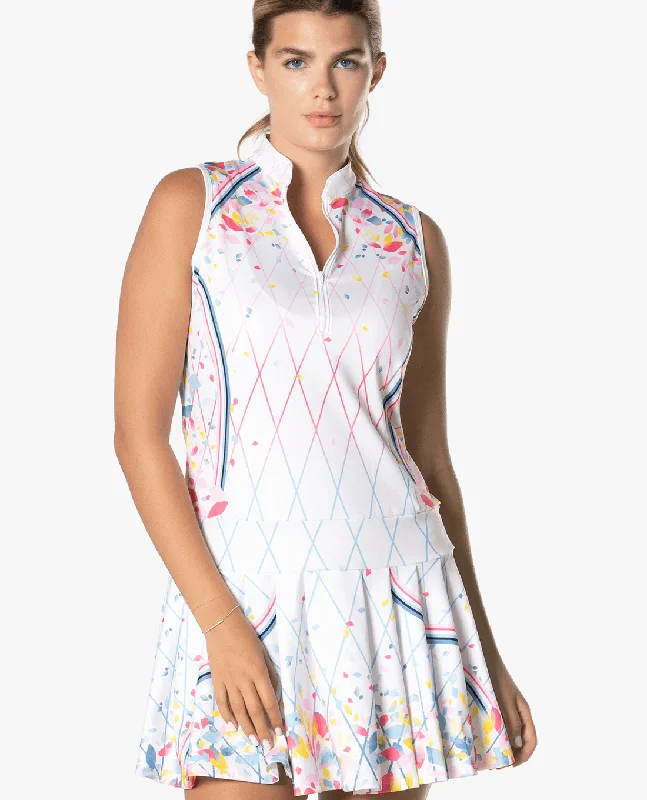 SIZE XL - LUCKY IN LOVE Party Dress 68955 White Tunics Winter warm