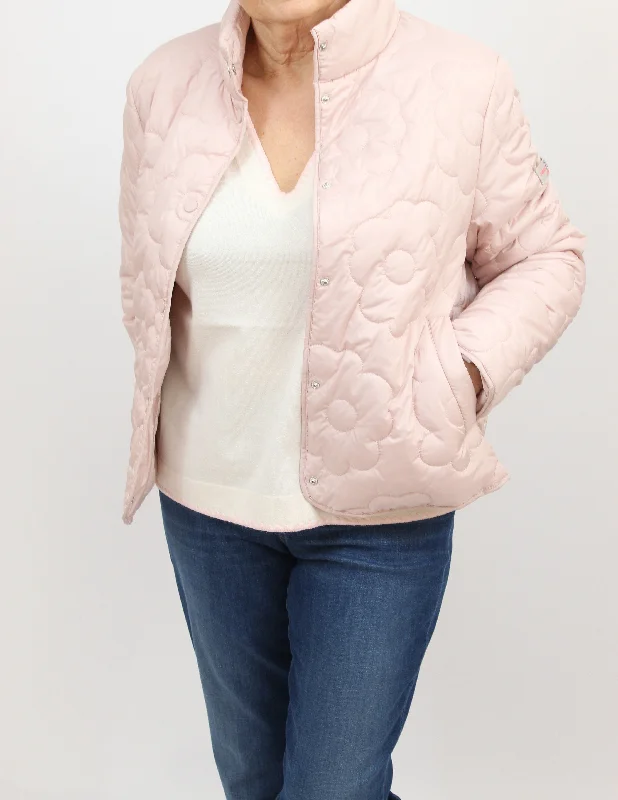 FRIEDA & FREDDIES Pink Floral Jacket Cardigan Sweater Pullover