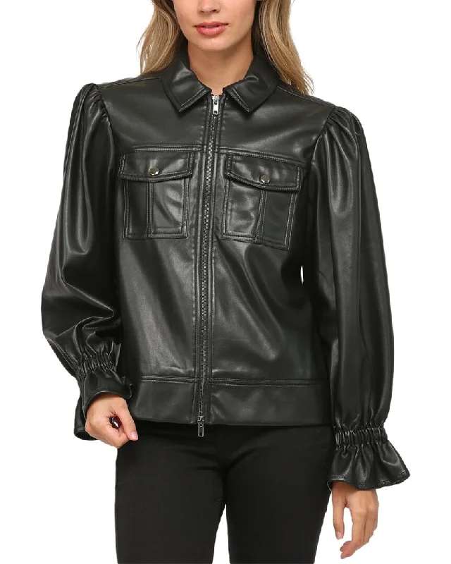 FATE Jacket Notch Collar Jacket Peter Pan Collar Jacket Cowl Neck Jacket