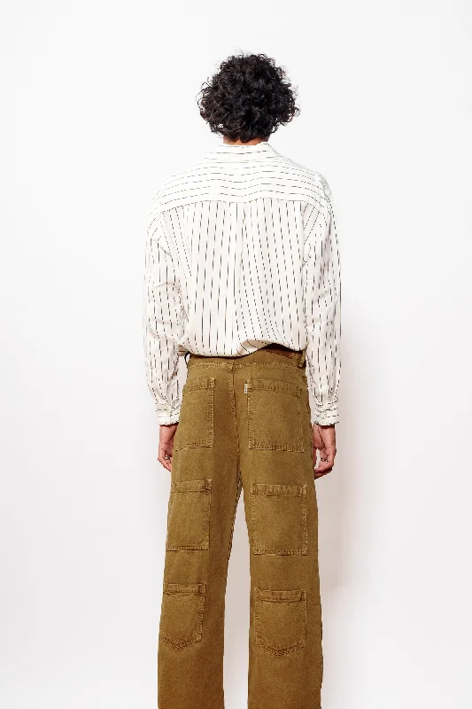 Men's Pocket Play Pants Lightweight Linen Pants