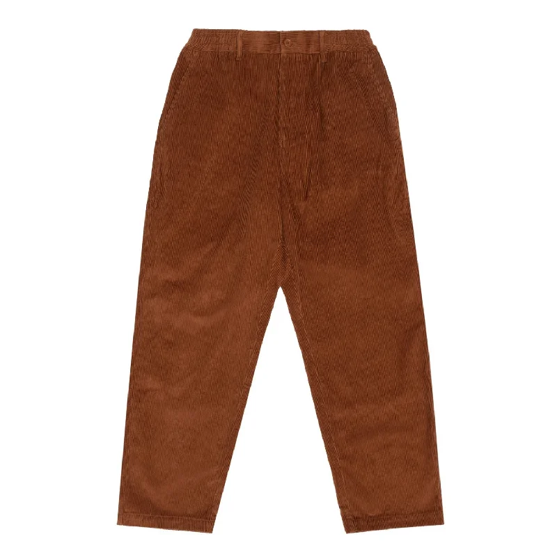 WKND Loosies Cord Pants Brown Cord Comfy Athletic Pants