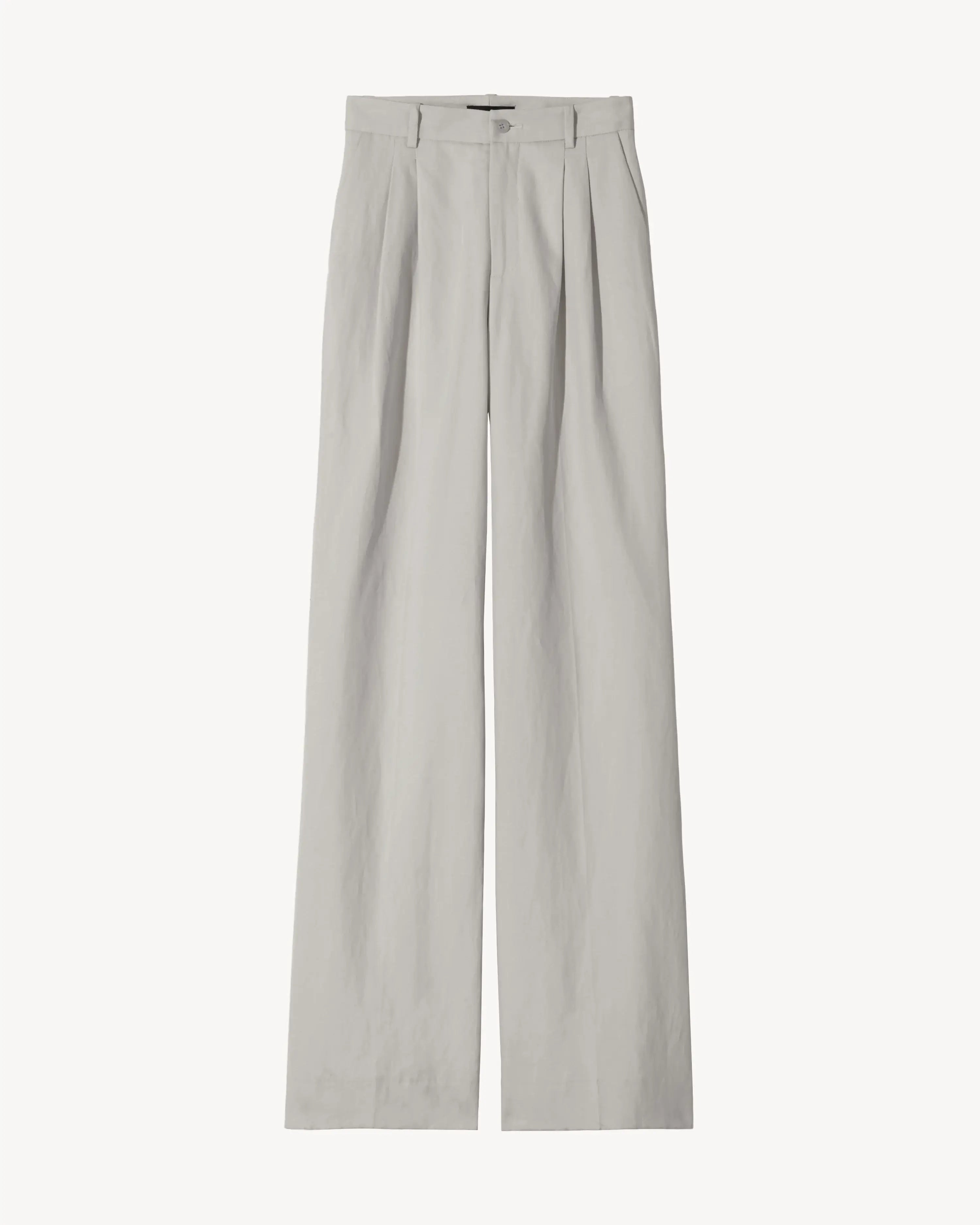 Flavie Pant in Grey Classic Chino Pants