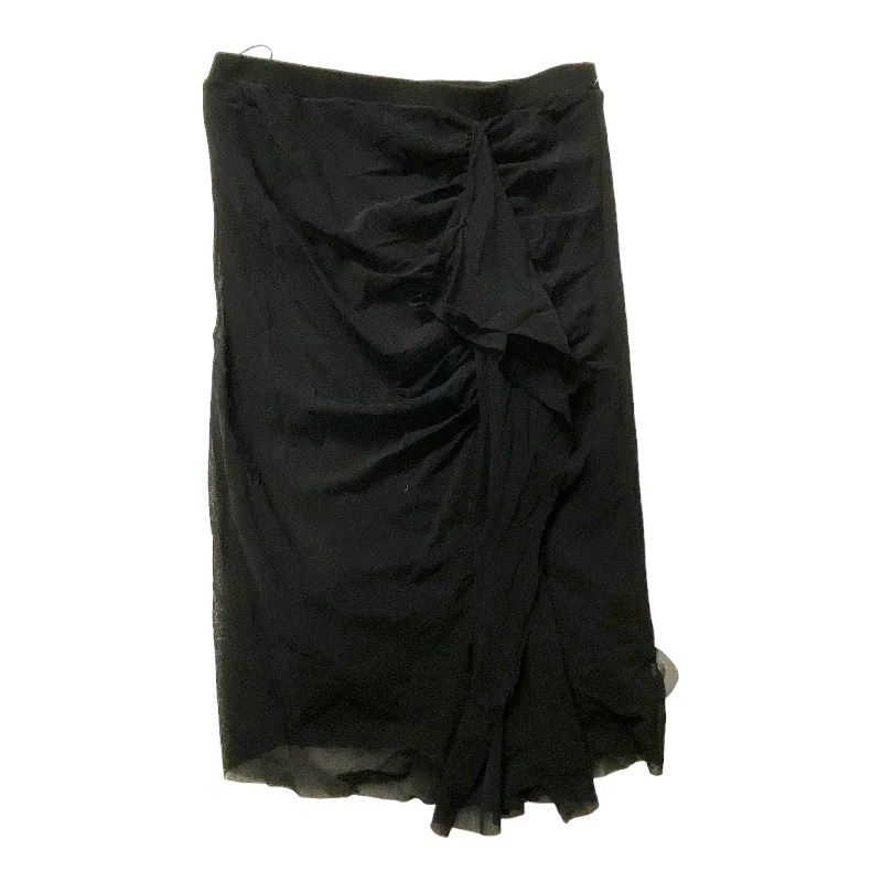 Black Skirt Designer Cma, Size M lightweight skirt design