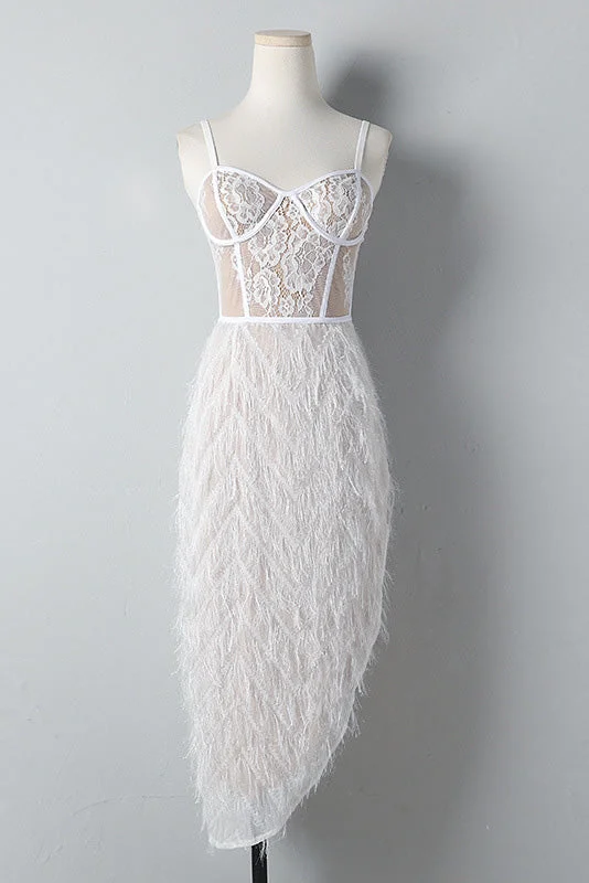 Sexy White Sweetheart Cocktail Party Dresses Tunics Chinos classic
