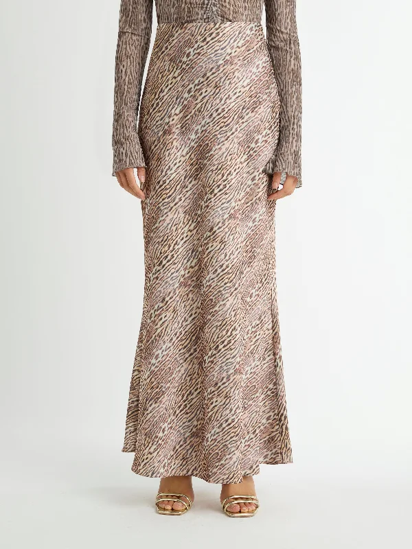 MOROCCAN KINGDOM SKIRT leather skirt modern