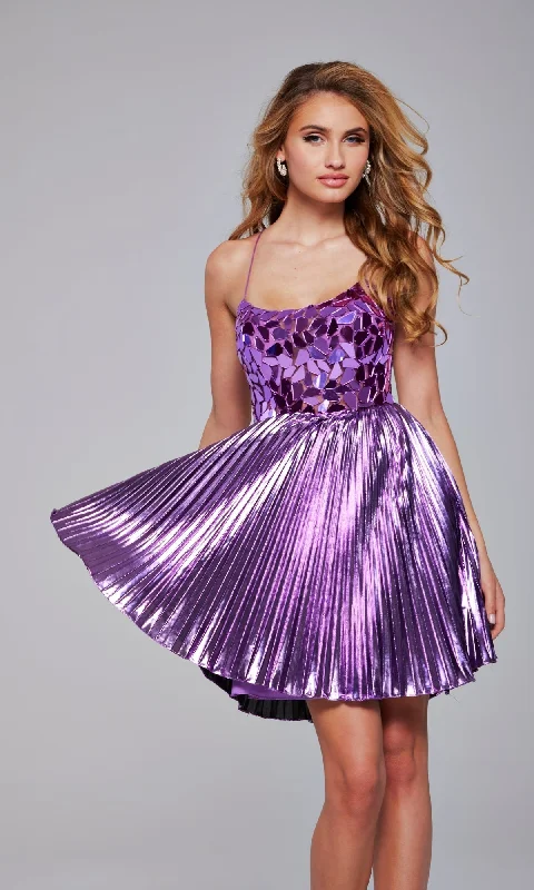 Jovani Short Party Dress 40350 Tunics Satin smooth