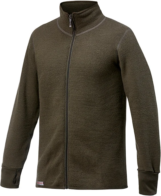 Woolpower - Full zip jacket 600 | wollen thermovest Print Jacket Jacquard Jacket Embroidered Jacket