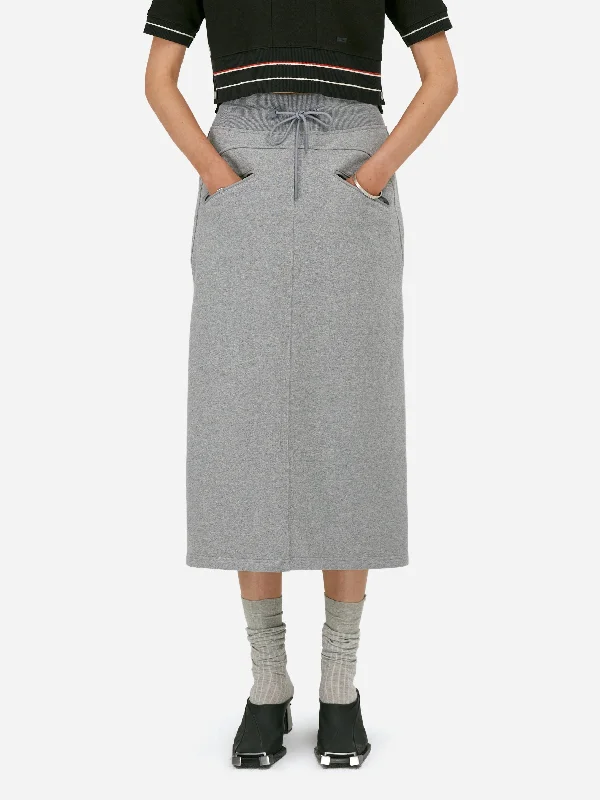 007 - Sweat Midi Skirt wool skirt sturdy