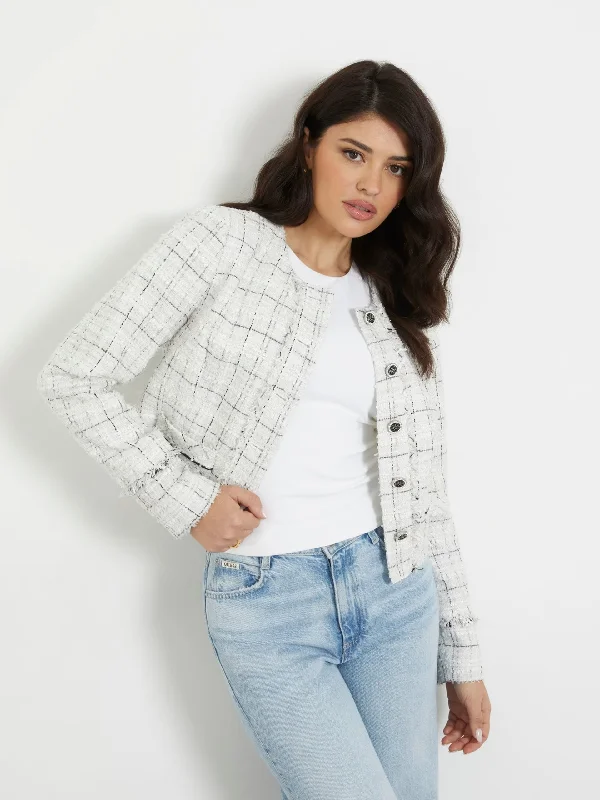 SOFIA TWEED JACKET Fleece Jacket Down Jacket Feather Jacket