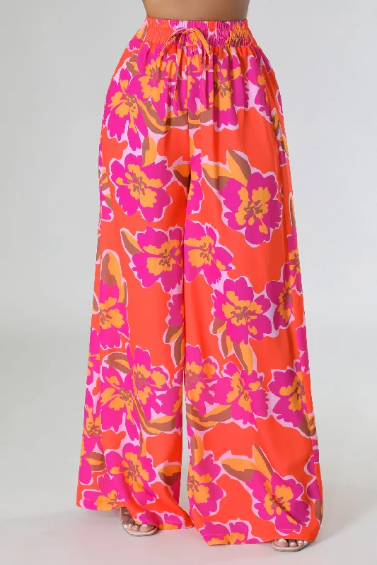 Orange/fuchsia