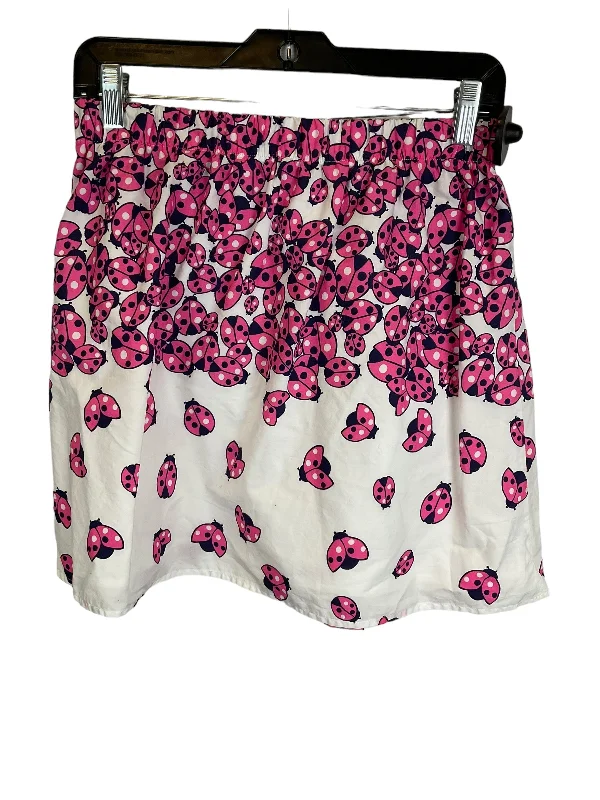Pink Skirt Designer Lilly Pulitzer, Size M velvet skirt plush