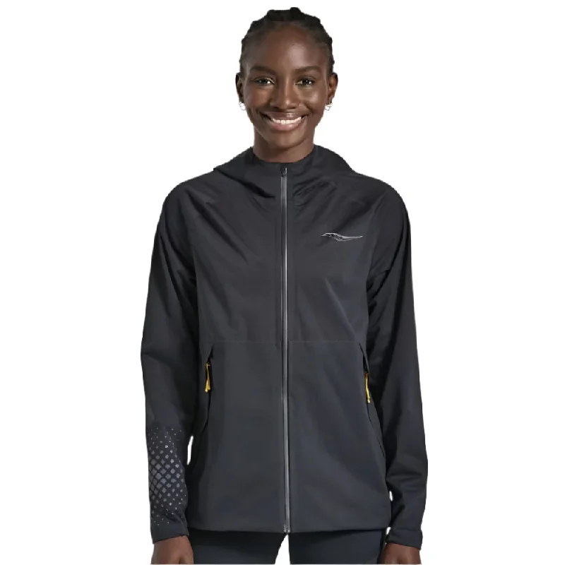 Saucony Women's Boulder Drizzle Jacket V-Neck Jacket Boat Neck Jacket Square Neck Jacket