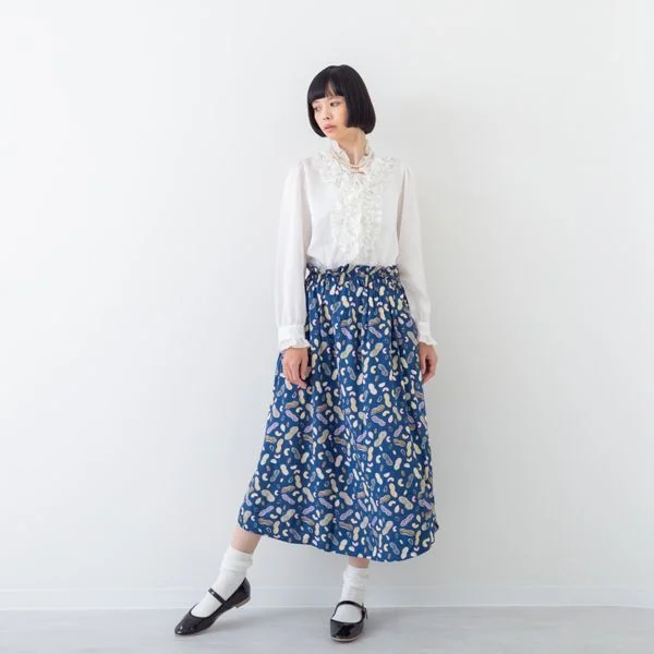 Skirt Peanuts denim skirt casual