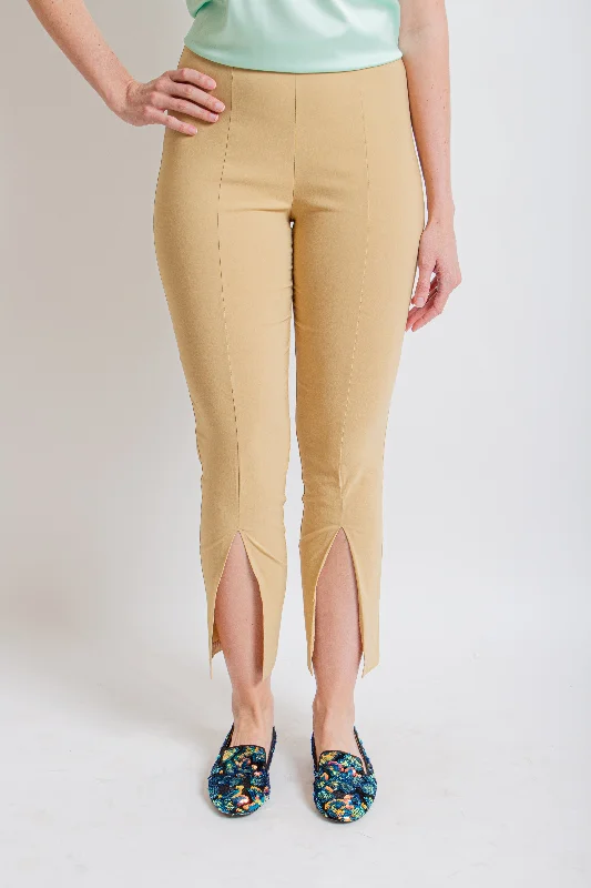 Solid Gold Pull On Pant Trendy Work Pants