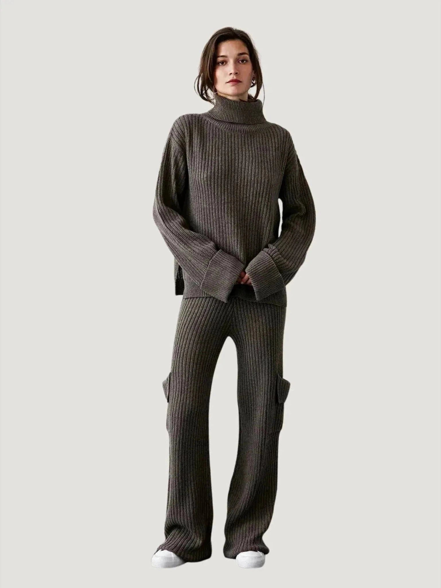 Crescent Wool Blend Cargo Pant Stretch Fit Pants