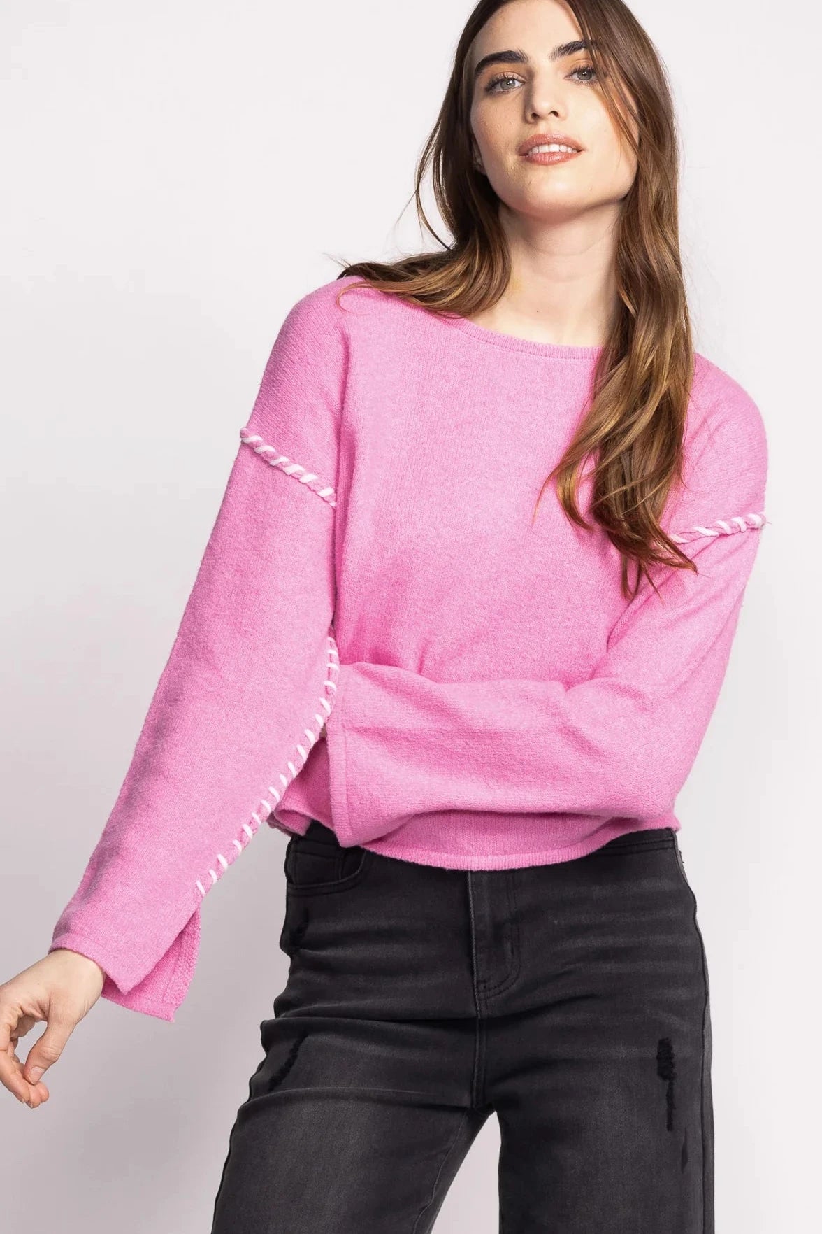 whipstitch sweater Soft Cozy Warm